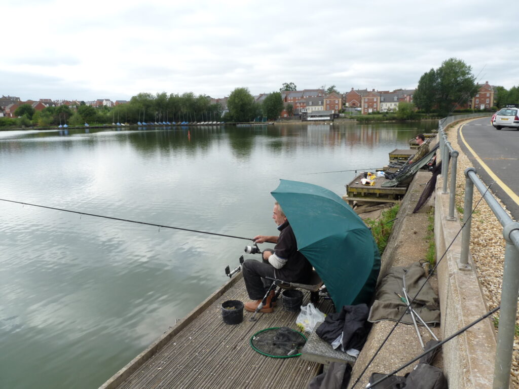 Fishing at Drayton Reservoir