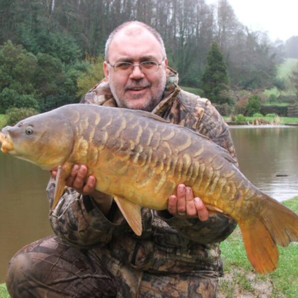 A nice carp from the lake at Malston Mill Farm and Holiday Cottages in Devon