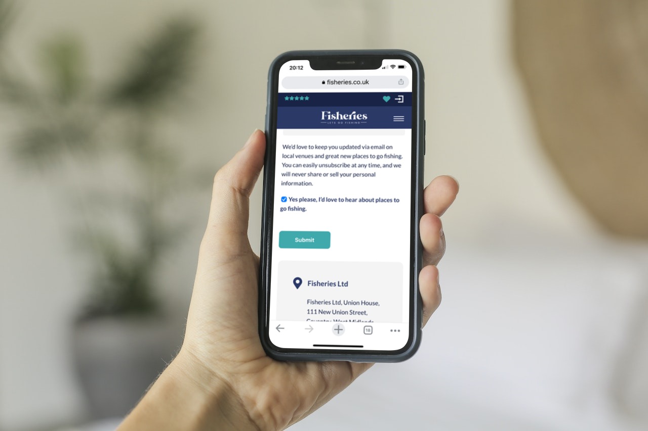 An opt-in box makes it easy to build a mailing list