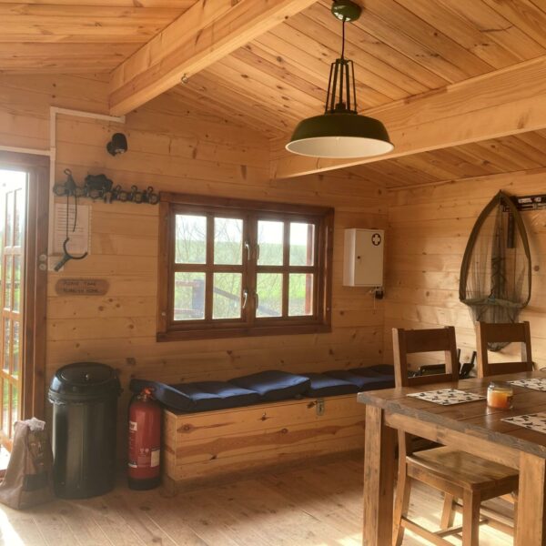 Middle Wye fishing rights sale includes timber cabin