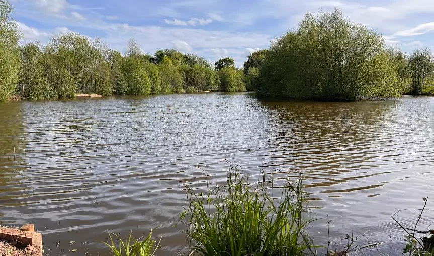 Destan Pool exclusive carp fishery near Bridgnorth in Shropshire