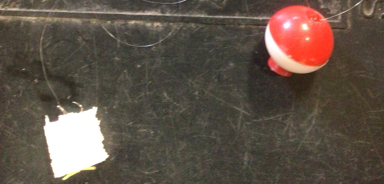 Artificial bread on a hook