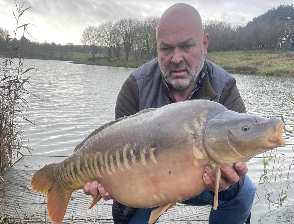 Meadowlands Fishery near Coventry stocks its biggest ever carp - a 31lbs mirror