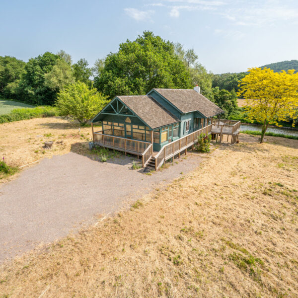 For Sale: Alisier Lodge with fishing on the River Usk