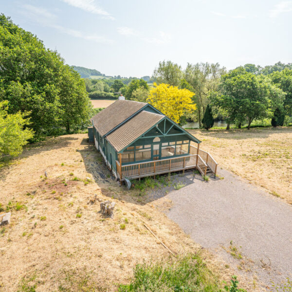 For Sale: Alisier Lodge with fishing on the River Usk
