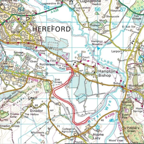 For sale - a share of The Carrots Fishery on the River Wye downstream of Hereford