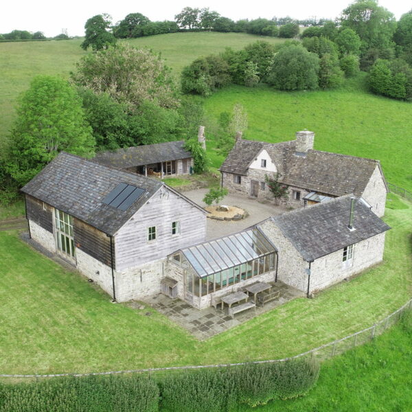 Cwm Pelved holiday retreat with fishing available on the nearby River Wye