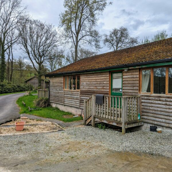 The accommodation at Woodside Fishery in Cleobury Mortimer, Shropshire