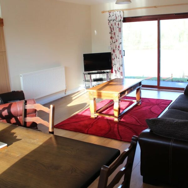 Inside the accommodation at Woodside Fishery in Cleobury Mortimer, Shropshire