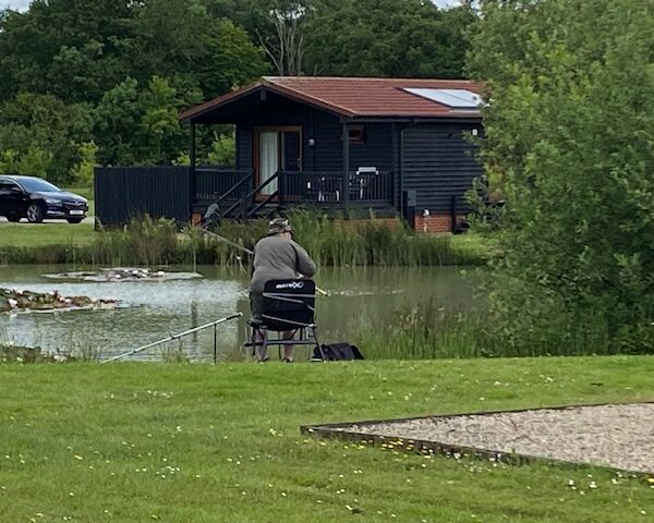 The Lodge Residents' Lake at High Lodge in Suffolk