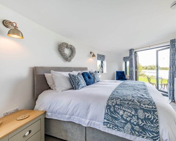 The Angel luxury lakeside lodge at Hawton Waters near Newark, Nottinghamshire