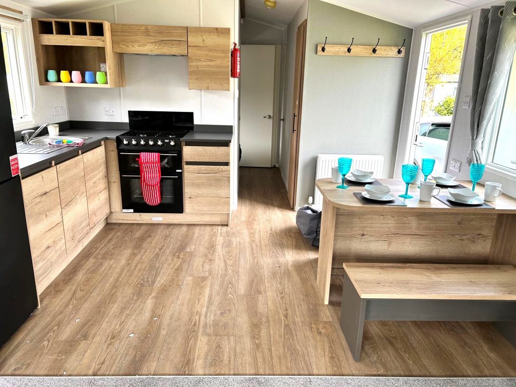 The Willerby Ellerton static caravans available for rent or purchase at Wold View Country Park in Lincolnshire