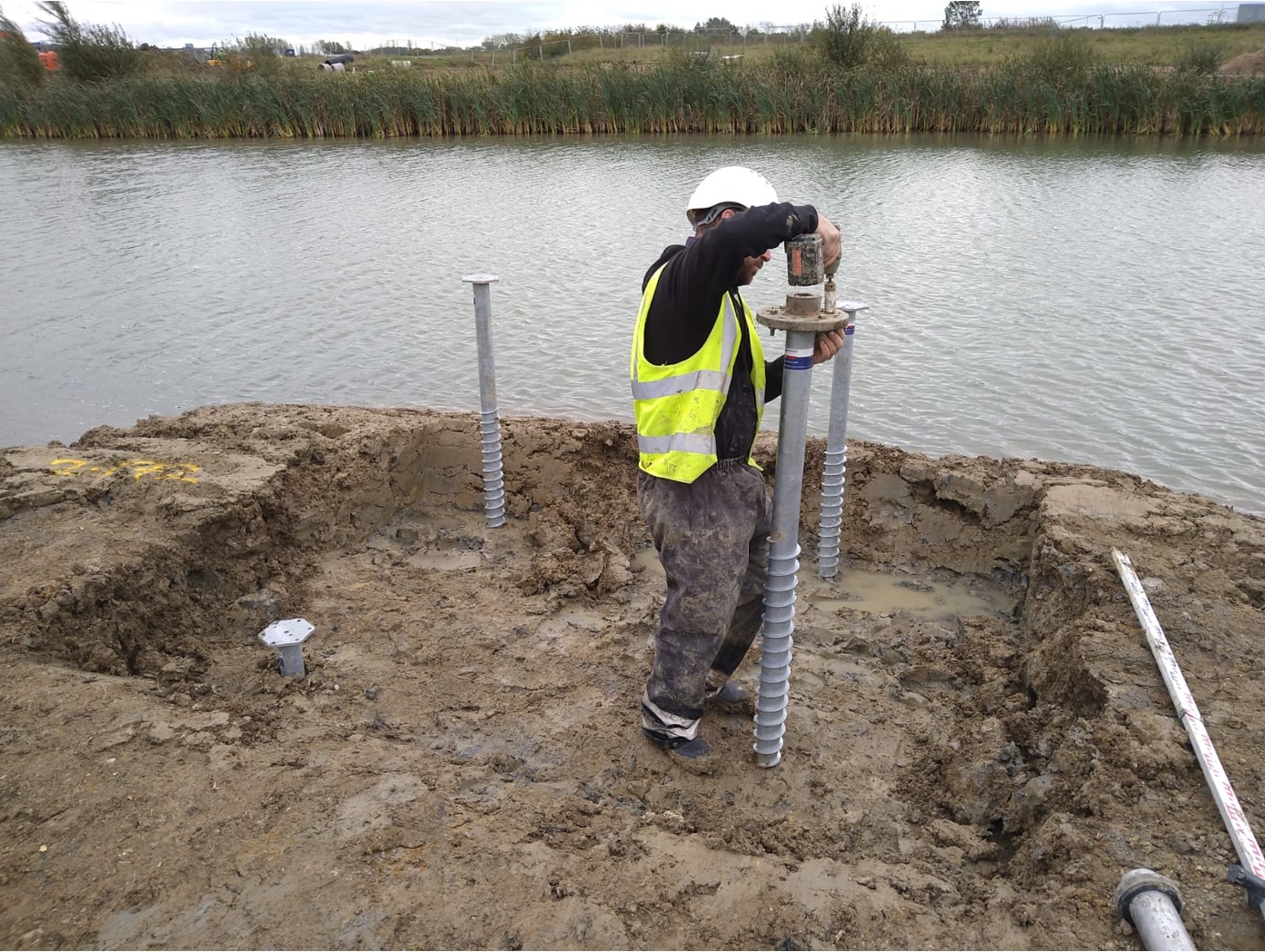 Permanent installations and building work are possible right next to the water, or in some cases over the water.
